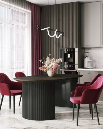 Стол обеденный Ballet 200*100*75 темное дерево