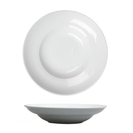 Тарелка глубокая 200 мл d 23 см h3,5 см белая фарфор Glory Eco P.L. Proff Cuisine [4]