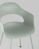 Стул Lady пластик серо-зеленый