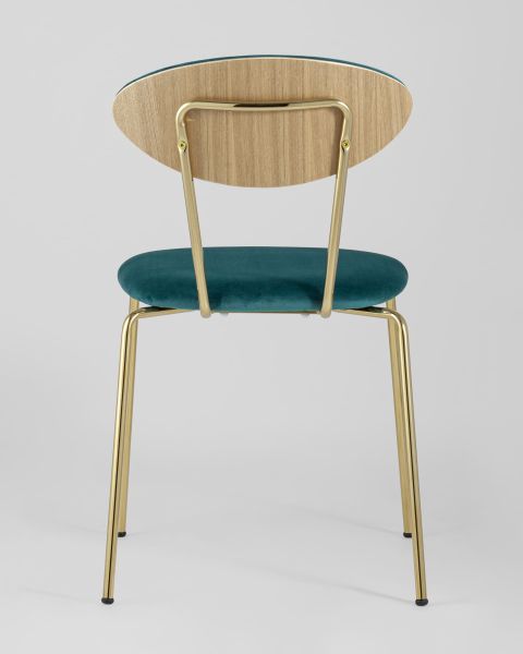 Стул Ники бирюзовый