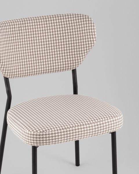 Стул Билл гусиная лапка бежевый