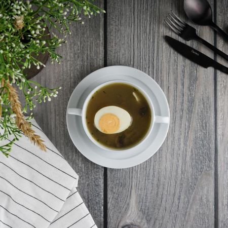 Бульонная пара 320 мл d 11 см h5,5 см белая Glory Stackable P.L. Proff Cuisine [6]