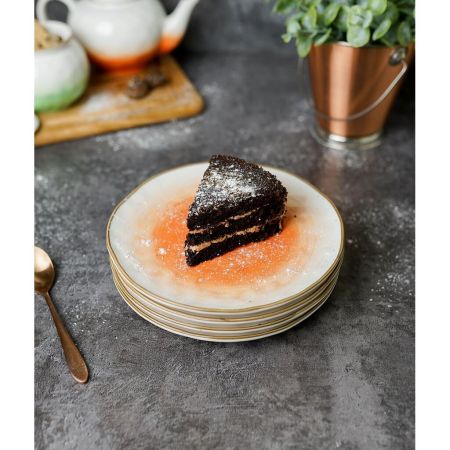 Тарелка d 19 см оранжевая фарфор "The Sun Eco" P.L. Proff Cuisine [6]