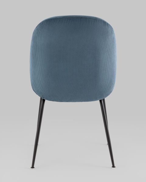 Стул Beetle велюр голубой