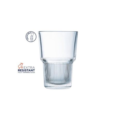 Стакан Хайбол 380 мл "Starline" Tempered Glass d 8,5 /5,5*5,5 см h12 см Arcoroc [12]