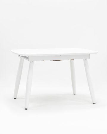 Стол обеденный Чикаго раскладной 120-160*90 белый