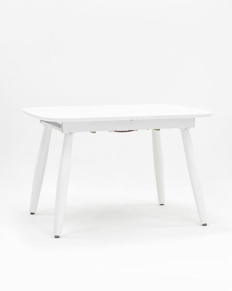 Стол обеденный Чикаго раскладной 120-160*90 белый