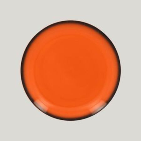Тарелка круглая RAK Porcelain LEA Orange 24 см (оранжевый цвет)