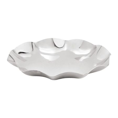 Блюдо круглое d 27,5 см рифл. край нерж. P.L. Proff Cuisine