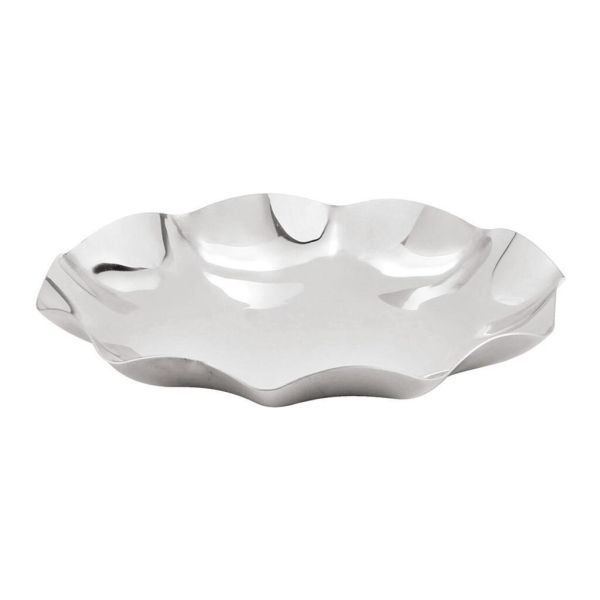 Блюдо круглое d 27,5 см рифл. край нерж. P.L. Proff Cuisine