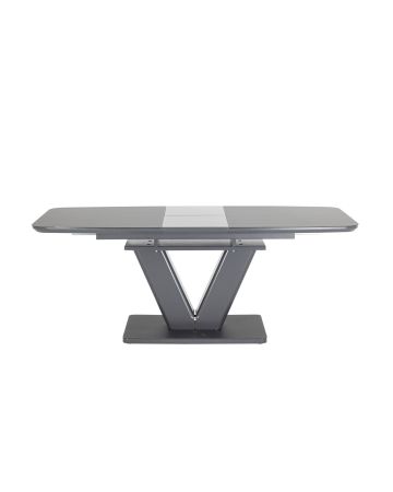 Стол обеденный Вильнюс раскладной 160-200*90 серый