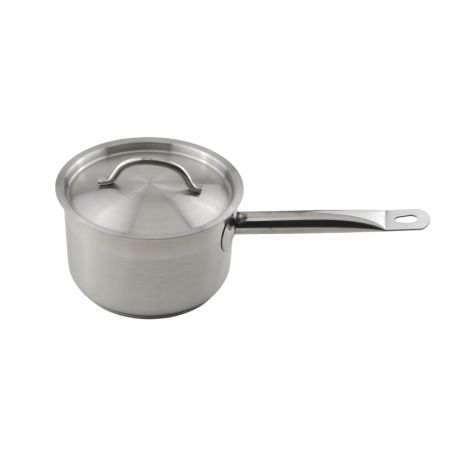 Сотейник  2,0 л. нерж. d=16 см. h=10 см. с крышк. тройное дно (индукция) MGsteel /1/