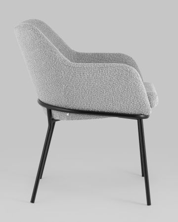 Стул Кози ткань букле серый