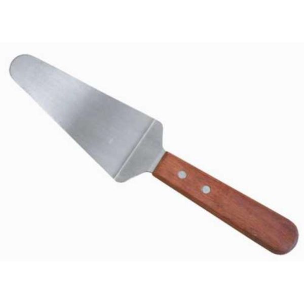 Лопатка для торта/пиццы 12*6 см нерж. l 25,5 см с дерев. ручкой P.L. Proff Cuisine