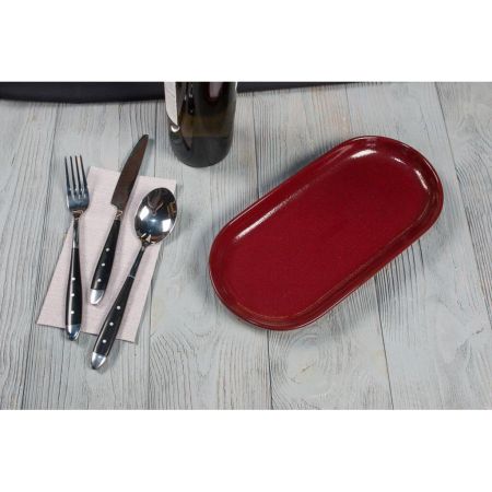 Блюдо овальное 29,5*14*2,6 см Evolution Dark Red P.L. Proff Cuisine [1]
