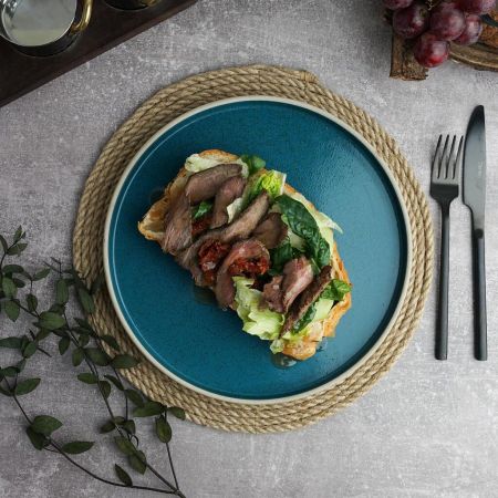 Тарелка с бортом d 26 см h1,8 см Mountain Blue Taiga P.L. Proff Cuisine [4]