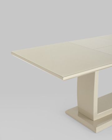 Стол обеденный Орлеан раскладной 160-215*90 бежевый