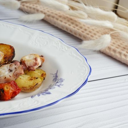 Блюдо овальное 25,5*15,8 см h3,8 см 250 мл глубокое Sea Flower P.L. Proff Cuisine [1]