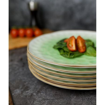 Тарелка d 27 см зеленая фарфор "The Sun Eco" P.L. Proff Cuisine [4]