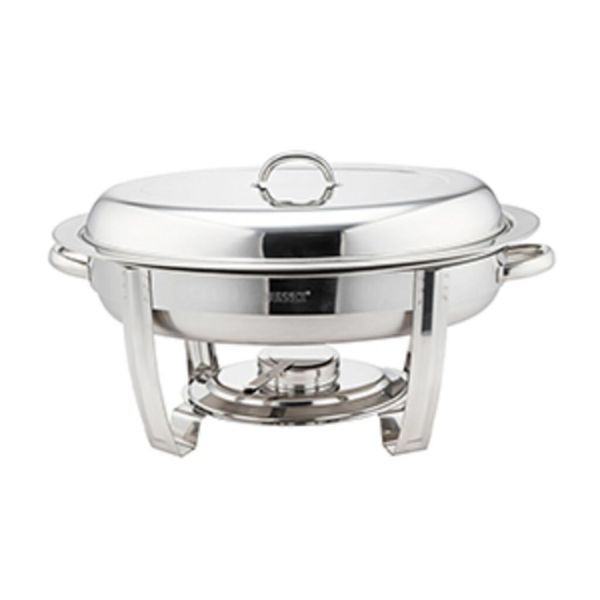 Мармит 5,5 л овальный с крышкой 55*32*31 см нерж. SUNNEX