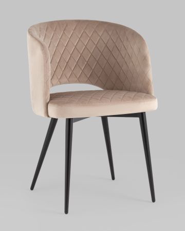 Стул-кресло Дарелл велюр бежевый