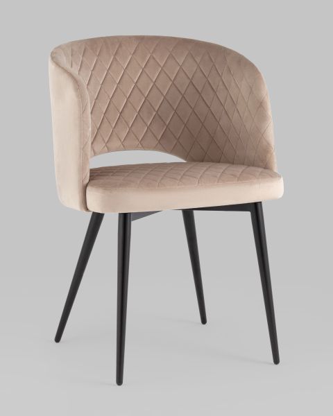 Стул-кресло Дарелл велюр бежевый