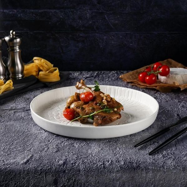 Тарелка с бортом d 27 см h3 см White Raw Wood P.L. Proff Cuisine [3]