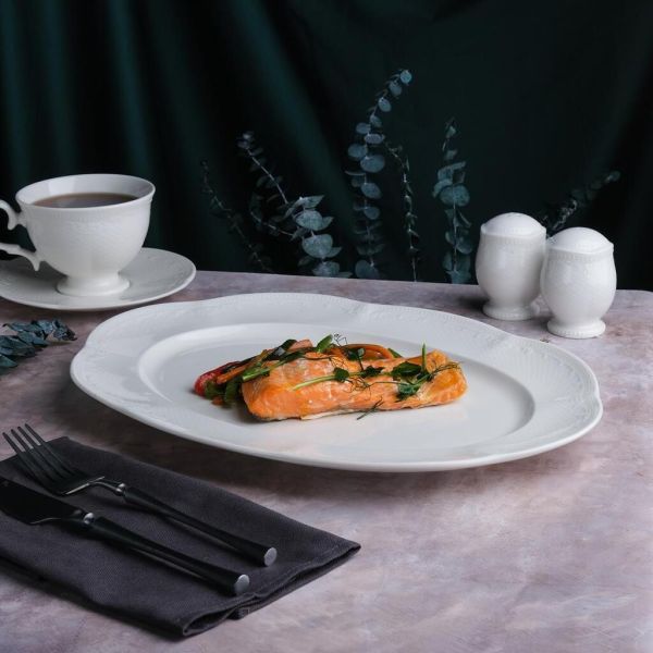 Блюдо овальное 36*27 см h2,8 см Aristocrat Noble [1]