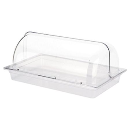 Поднос для выкладки 53*32,5*23,5 см пласт. с пласт. Roll-top крышкой SUNNEX