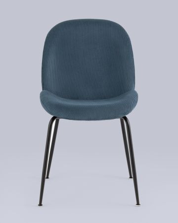 Стул Beetle велюр голубой