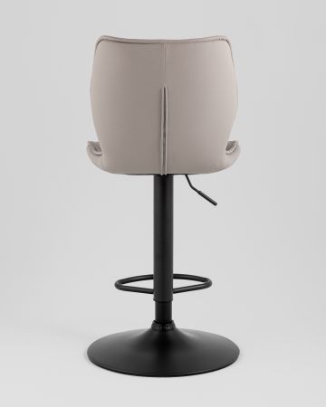 Стул барный Dome экокожа серый