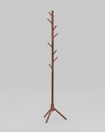 Вешалка напольная Hook темное дерево