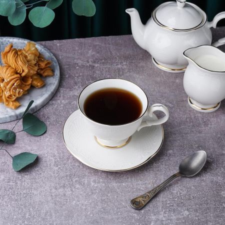 Чайная пара 200 мл d 9,3 см h7,2 см Gold Aristocrat Noble [6]