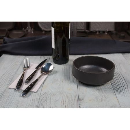 Салатник 500 мл d 15 см h5,5 см Smooth Black Raw Stellar P.L. Proff Cuisine [6]