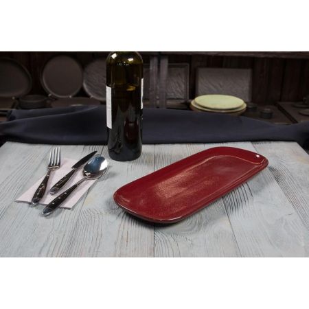 Блюдо овальное 36*14*2 см Evolution Dark Red P.L. Proff Cuisine [1]
