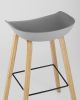 Стул барный LIBRA СЕРЫЙ