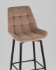 Стул барный Флекс с поворотным механизмом велюр капучино