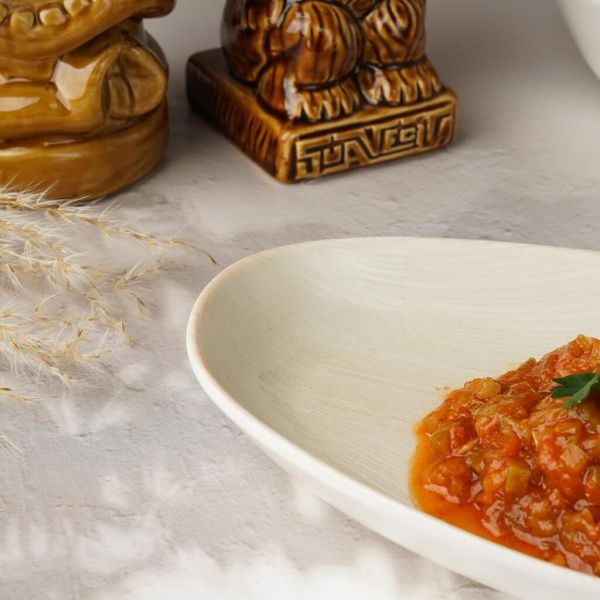 Блюдо овальное 19*13*3,2 см Velho Island Ivory By Bone Innovation [6]