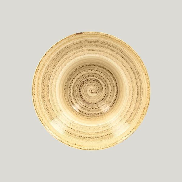 Глубокая тарелка RAK Porcelain Twirl Beach 320 мл, 23*8 см