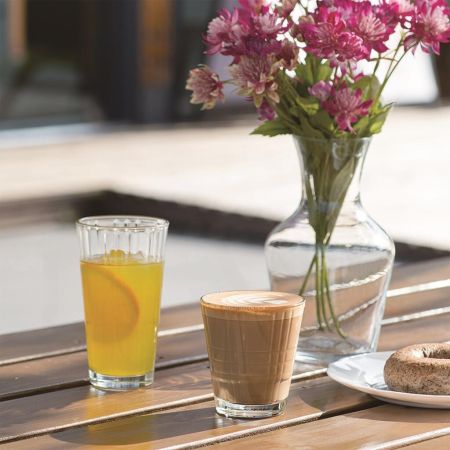 Стакан Олд Фэшн 250 мл "Стэк ап кросс Optical" Tempered Glass d 8,5 см h8,5 см Arcoroc [6]