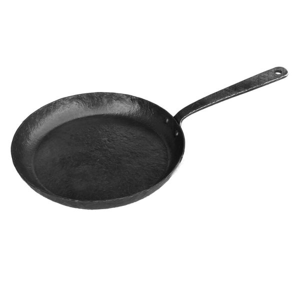 Сковорода для подачи 24 см h3,3 см круглая "Vintage Blued" углерод. сталь ИНДУКЦИЯ P.L.