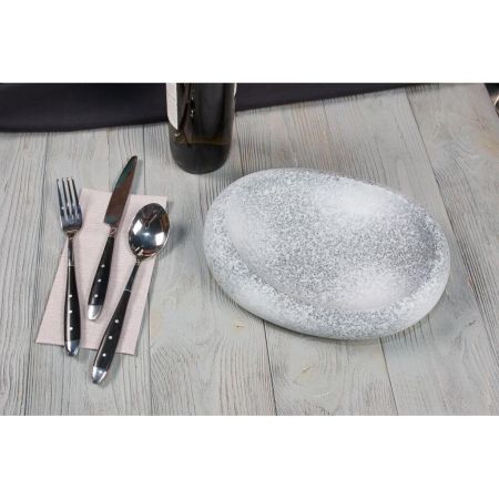 Блюдо овальное 26*20 см h6 см 300 мл Stone Untouched Taiga P.L. Proff Cuisine [1]