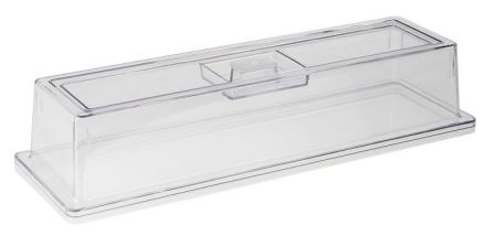 Крышка GN2/4 53*16,2 см. h=10,5 см. поликарбонат, прозрачная APS /1/