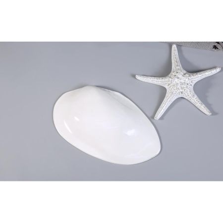 Блюдо овальное 32,5*20 см h6,5 см 100 мл Gray Shell Frutti di Mare P.L. [1]