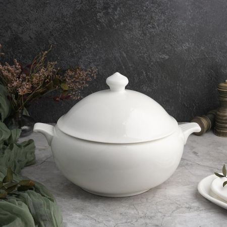 Супница 3 л d 25 см h22 см белая фарфор P.L. Proff Cuisine [1]