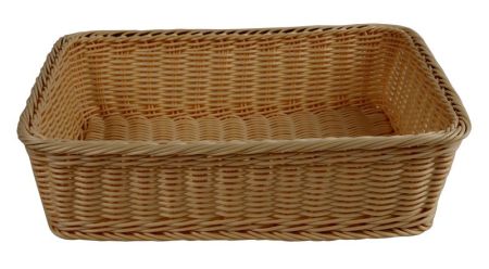 Корзина 38x29 см коричневая, полипропилен