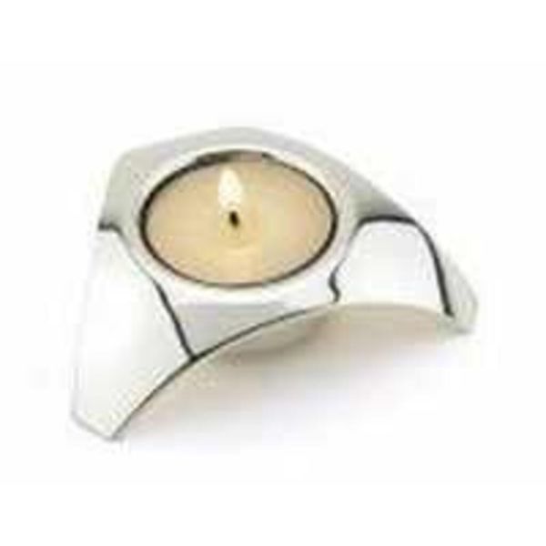 Подсвечник для чайной свечи треугольный 9*8 см, нержавейка, P.L. - REG