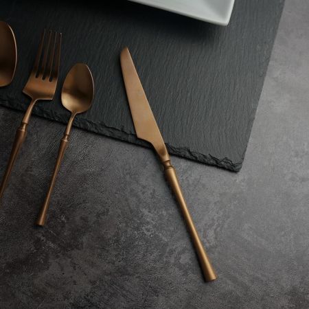 Нож столовый 22,9 см матовый цвет медь PVD 1920-Copper P.L. [12]