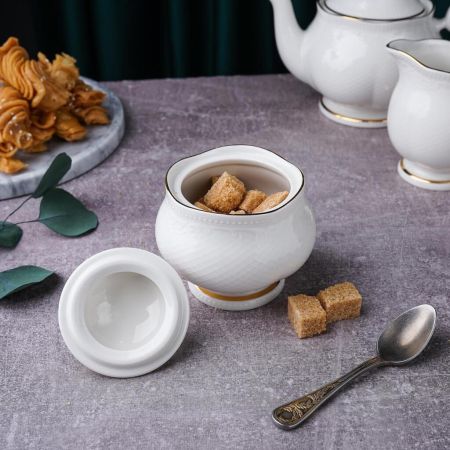 Сахарница 180 мл d 10,2 см h8 см Gold Aristocrat Noble [1]