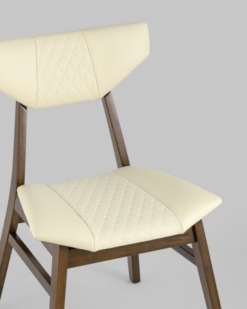 Стул обеденный TOR кремовый ПУ 4 шт.